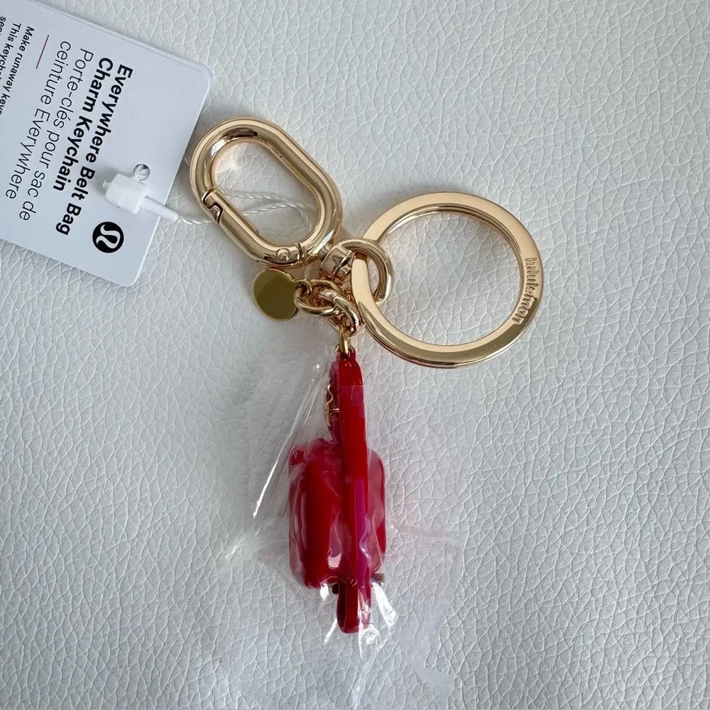 Everywhere Belt Bag Key Charm Lululemon Red
